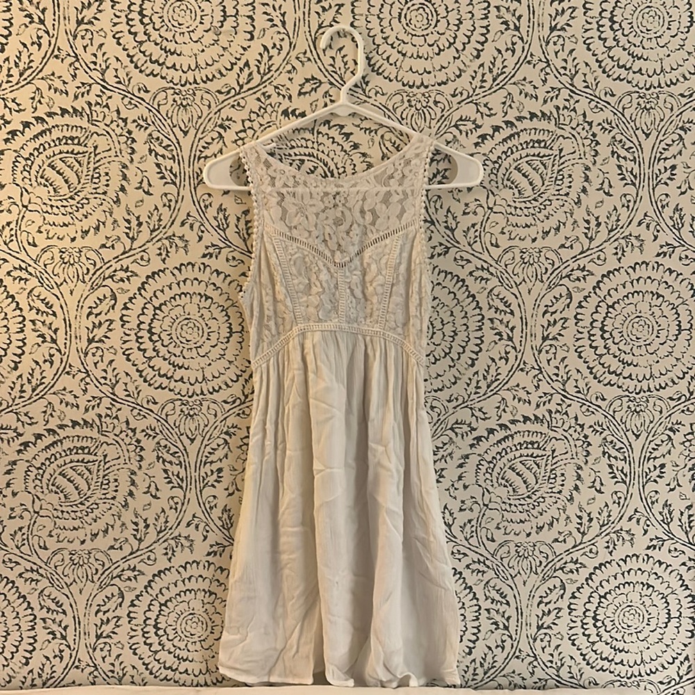 white Abercrombie & Fitch mini dress